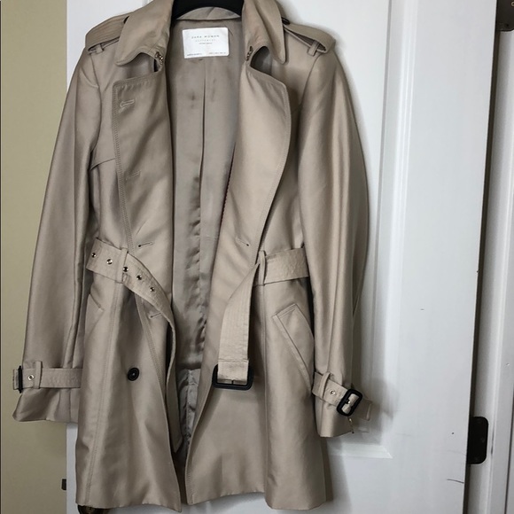 Zara Coat light cream/beige/tan Small - Picture 10 of 12